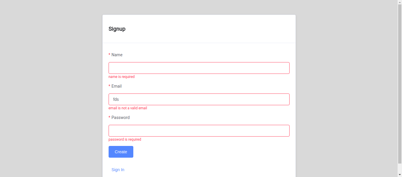 Vue Rails Client Side Validation 